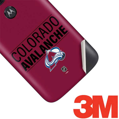 NHL Colorado Avalanche Lineup Moto E5 Play Skin